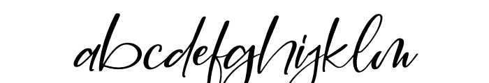 Sacholla Italic Font LOWERCASE