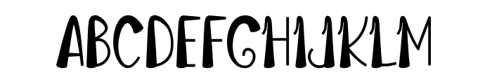 Sacon Font LOWERCASE