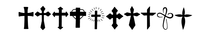 Sacred Cross Font OTHER CHARS