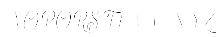 SacredBridgeInline-Italic Font UPPERCASE