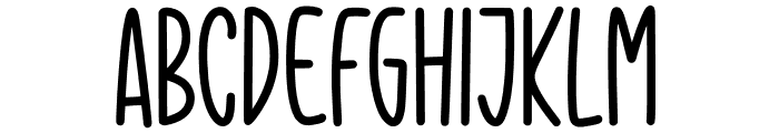 Sadenly Night Font UPPERCASE