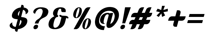 Sadigu-ExtraBoldSlanted Font OTHER CHARS