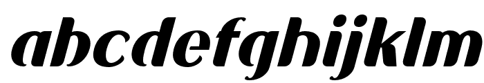 Sadigu-ExtraBoldSlanted Font LOWERCASE