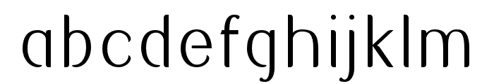 Sadigu-ExtraLight Font LOWERCASE