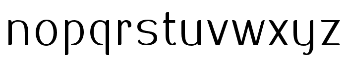 Sadigu-ExtraLight Font LOWERCASE