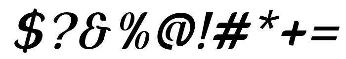 Sadigu-MediumSlanted Font OTHER CHARS