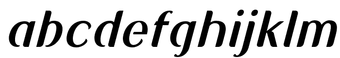 Sadigu-MediumSlanted Font LOWERCASE