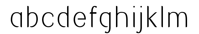 Sadigu-Thin Font LOWERCASE