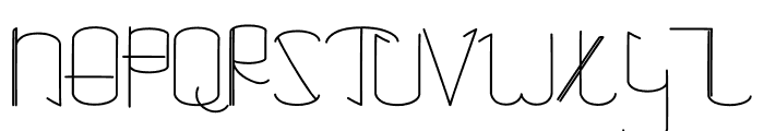 Saeela Nuary Serif Font UPPERCASE