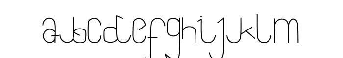 Saeela Nuary Serif Font LOWERCASE