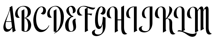 Safaniah-Regular Font UPPERCASE