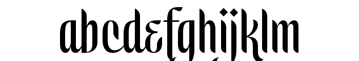 Safaniah-Regular Font LOWERCASE