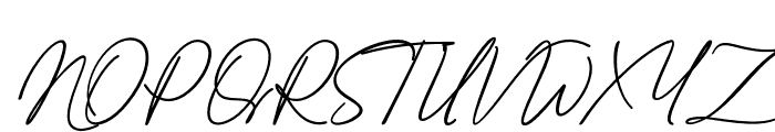 SafarnamaSignature-Regular Font UPPERCASE
