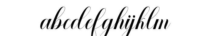 Safelight Script Font LOWERCASE