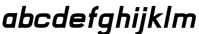 Saffar Bold Italic Font LOWERCASE