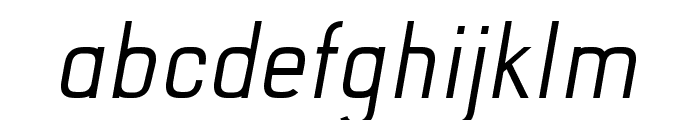 Saffar Light Italic Font LOWERCASE
