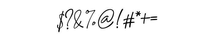 Safiar Signature Font OTHER CHARS