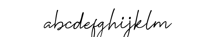 Safiar Signature Font LOWERCASE