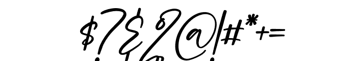 Safira Brown Italic Font OTHER CHARS