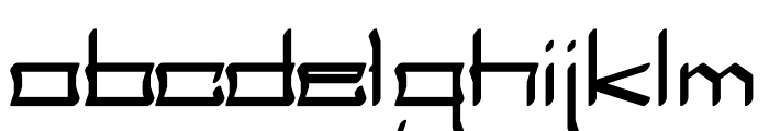 Safrax regular Font LOWERCASE