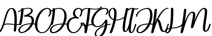 Saga Font UPPERCASE