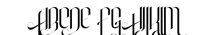 SagaArjuna-Regular Font UPPERCASE