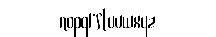 SagaArjuna-Regular Font LOWERCASE