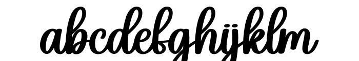 Saga Font LOWERCASE