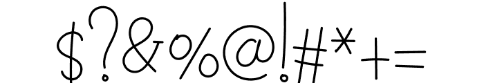 Sagatha Signature Font OTHER CHARS