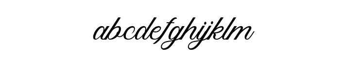 SageButterflyRegular Font LOWERCASE