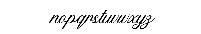 SageButterflyRegular Font LOWERCASE