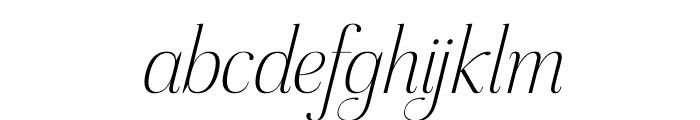 Sageffine Italic Font LOWERCASE