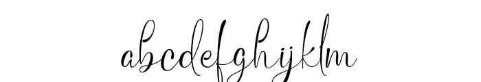 Saghea-Regular Font LOWERCASE