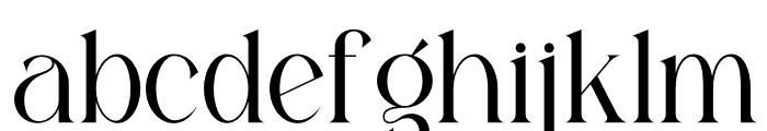 Sagire Font LOWERCASE