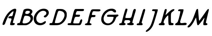 Sagittarius Italic Font UPPERCASE