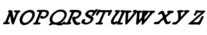 Sagittarius Slab Italic Font UPPERCASE