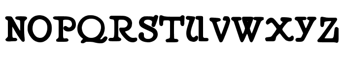 Sagittarius Slab Regular Font UPPERCASE