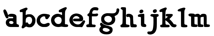 Sagittarius Slab Regular Font LOWERCASE