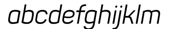 Sahar-RegularItalic Font LOWERCASE