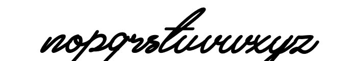 Sahida Italic Font LOWERCASE