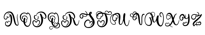 Sahiya Font UPPERCASE