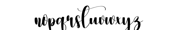 Sahu Font LOWERCASE