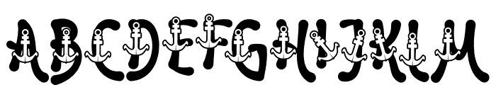 Sailing Scribe Five Font UPPERCASE