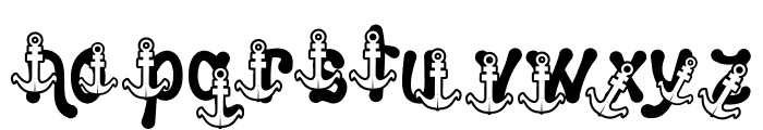 Sailing Scribe Five Font LOWERCASE