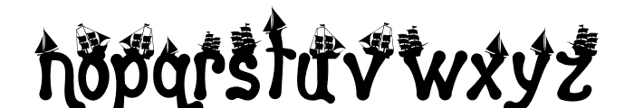 Sailing Scribe Nine Font LOWERCASE