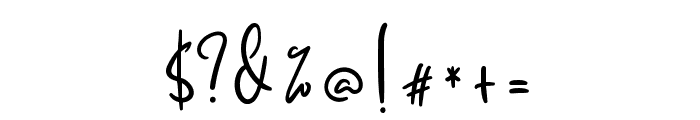 Saillendya-Regular Font OTHER CHARS