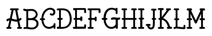 Sailor Terry Font Regular Font LOWERCASE