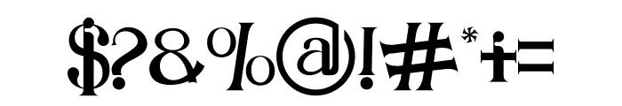Sainegarlin Font OTHER CHARS