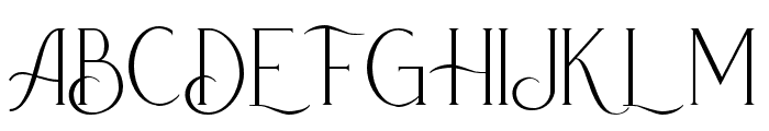 SaintPauline-Regular Font UPPERCASE