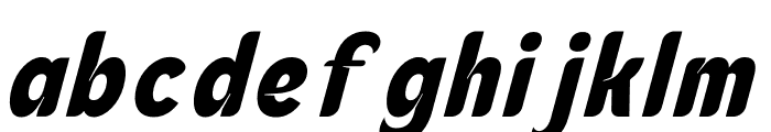 Saklifie Italic Font LOWERCASE